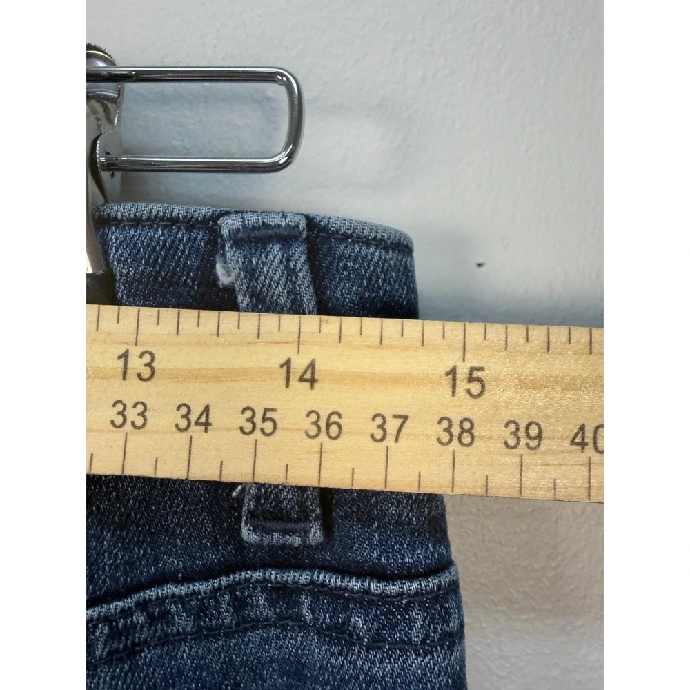 Talbots Flawless High Waist Flare Jeans Size 6 Blue Medium Wash Denim Retro
